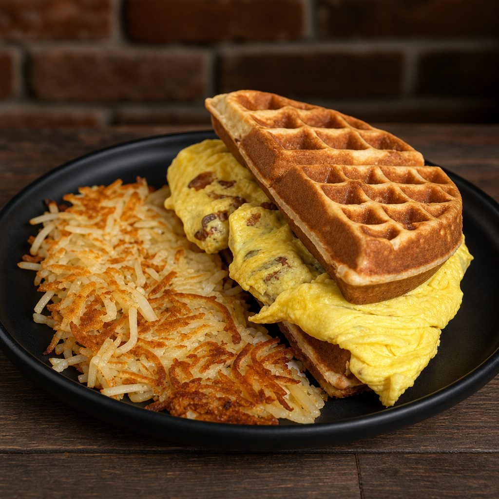Waffle Sandwich.
