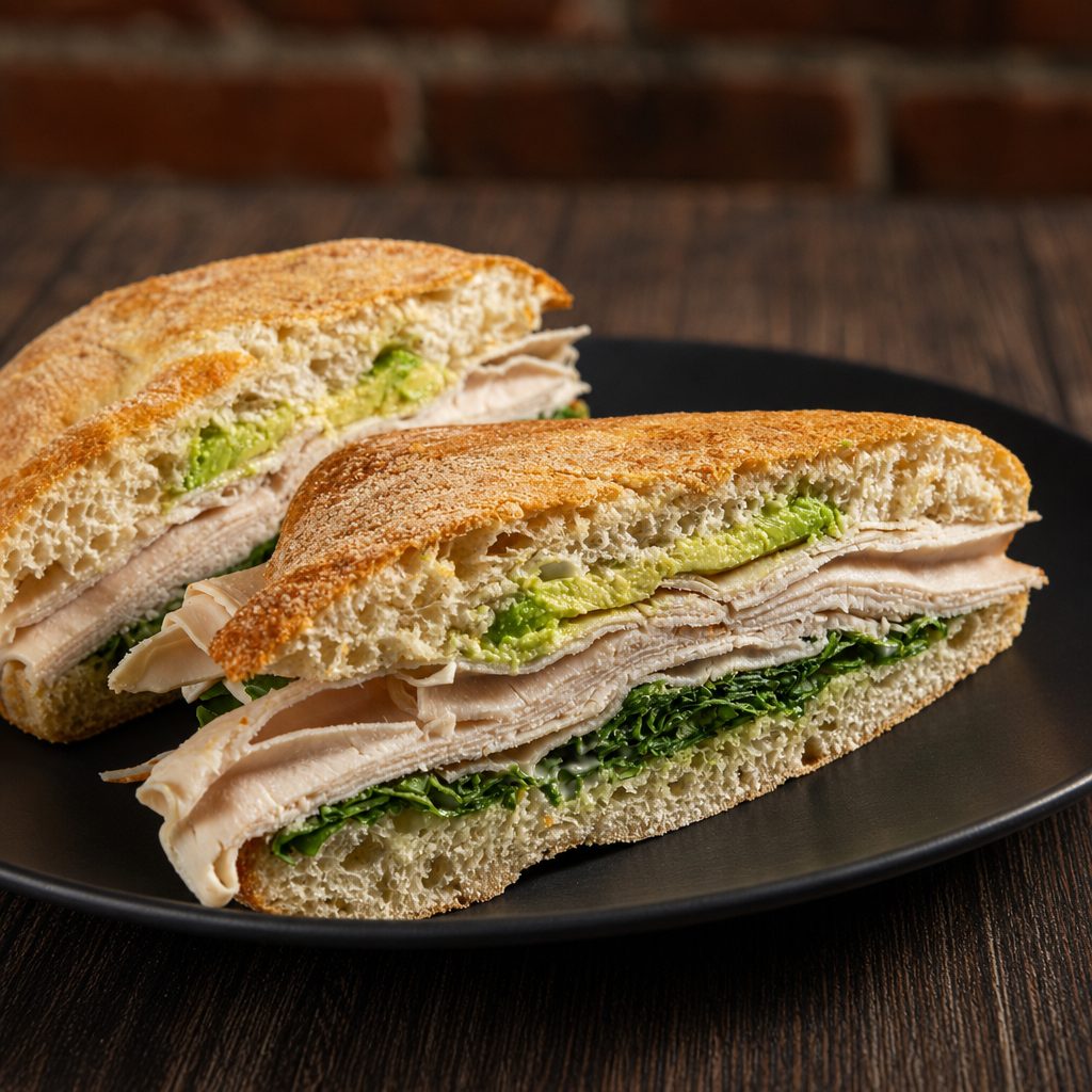 Turkey Avocado Sandwich.