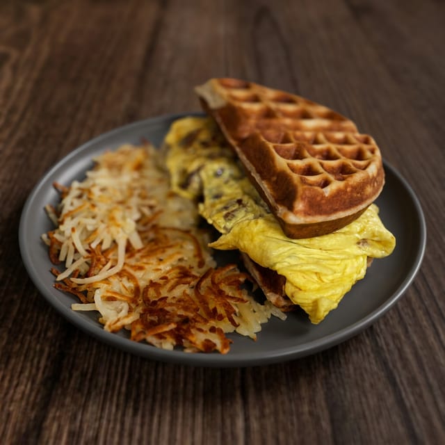 Waffle Sandwich.